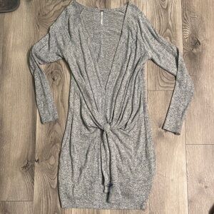 Gray FREE PEOPLE Knit Dress